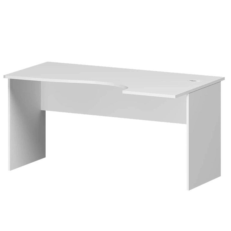 стол эргономичный правый protech а-202.пр белый фото