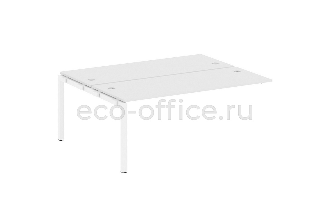 Проходной наборный элемент METAL SYSTEM QUATTRO 5x5 50БП.ПРС-СП-2.5 Белый / Белый металл купить в Москве
