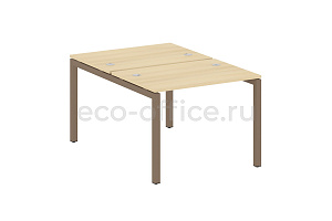 Рабочая станция METAL SYSTEM QUATTRO 5x5 50БП.РАС-СП-2.1 Акация Лорка / Мокко металл фото
