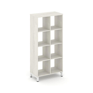 Каркас стеллажа 4 яр. STYLE PROJECT SN.KS-420 Дуб Наварра/Металл Белый фото