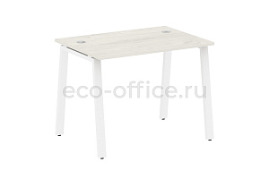 Стол письменный METAL SYSTEM STYLE БА.СП-1 Дуб Наварра / Белый металл фото