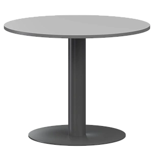 Стол круглый Protech АМ-Д90 Серый/Антрацит фото
