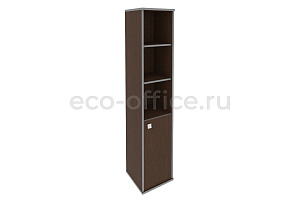 Шкаф высокий узкий правый STYLE Л.СУ-1.1 (R) Венге Цаво фото