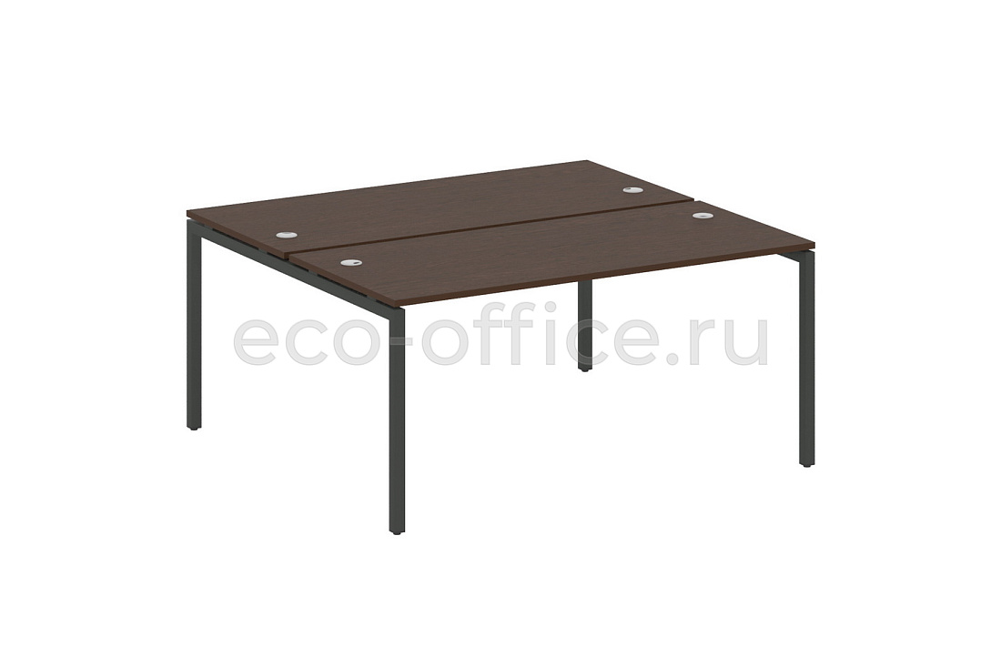 Рабочая станция METAL SYSTEM QUATTRO 4x4 40БП.РАС-СП-2.4 Венге Цаво / Антрацит металл  стоимость