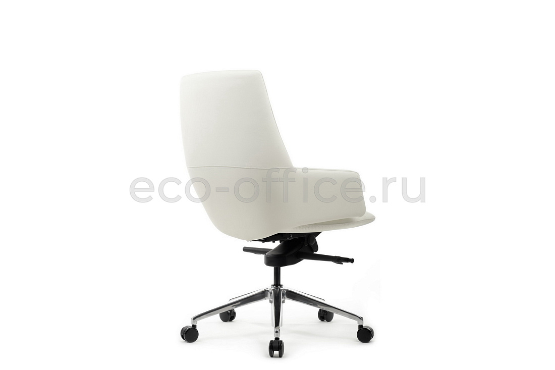 Кресло руководителя RV Design SPELL-M B1719 Белая кожа  стоимость