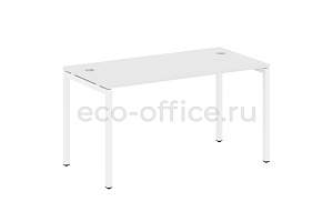 Стол письменный METAL SYSTEM QUATTRO 4x4 40БП.СП-3 Белый / Белый металл фото