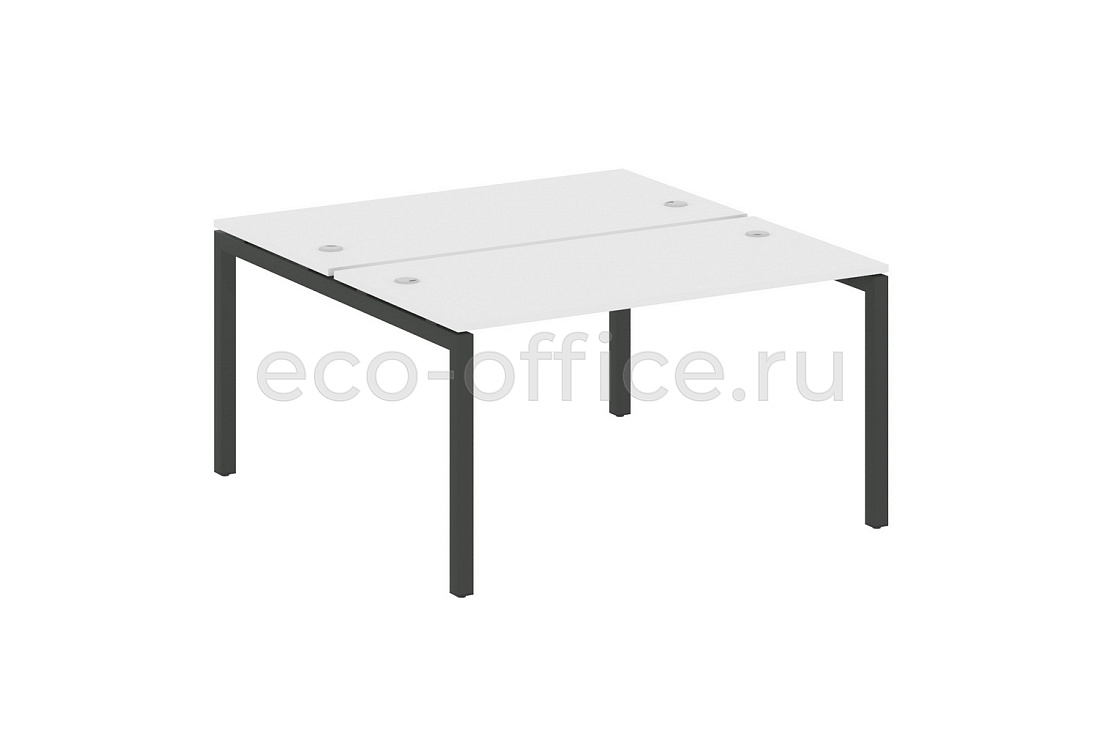 Рабочая станция METAL SYSTEM QUATTRO 5x5 50БП.РАС-СП-2.3 Белый / Антрацит металл купить в Москве