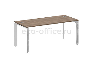 Стол руководителя ONIX DIRECT LUX M-O.MP-SRR-5.8 Дуб Аризона / Нержавеющая сталь фото