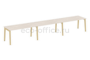 Рабочая станция на 3 рабочих места ONIX WOOD OW.RS-3.4.8 Денвер Светлый / Дуб Светлый фото