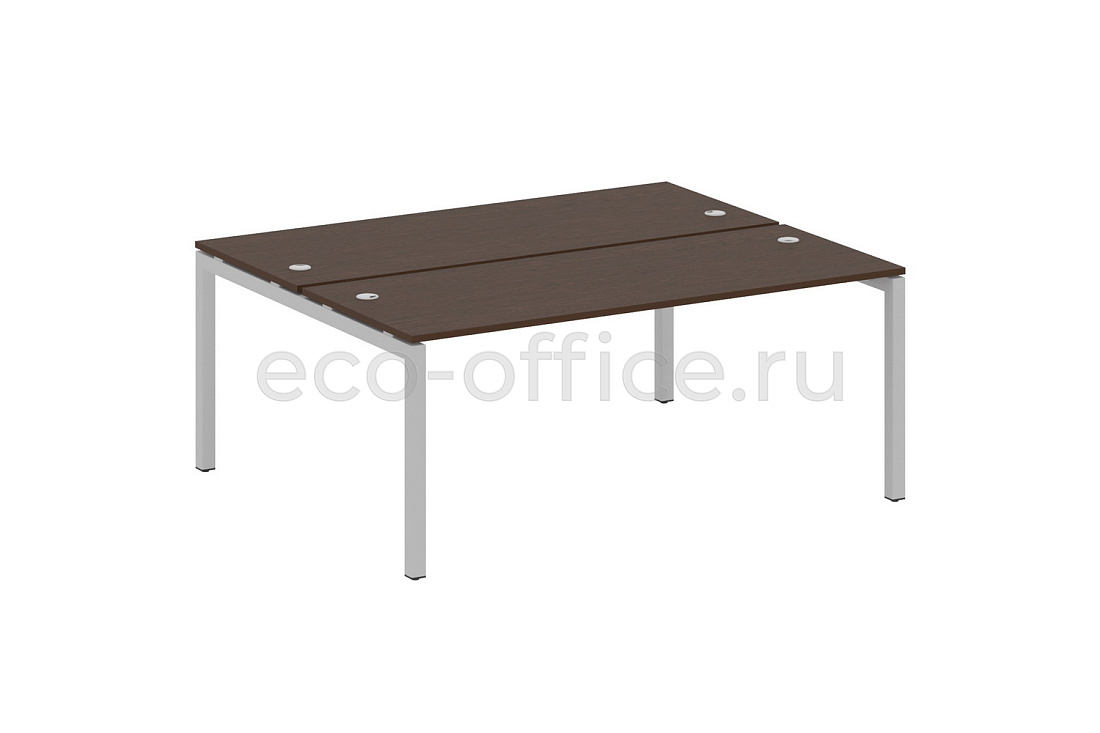 Рабочая станция METAL SYSTEM QUATTRO 5x5 50БП.РАС-СП-2.5 Венге Цаво / Серый металл купить в Москве