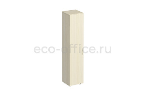Шкаф для документов узкий закрытый КОМФОРТ К.382 Дуб Шамони фото