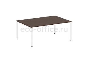 Стол переговорный (1 столешница) METAL SYSTEM STYLE БП.ПРГ-1.5 Венге Цаво / Белый металл фото