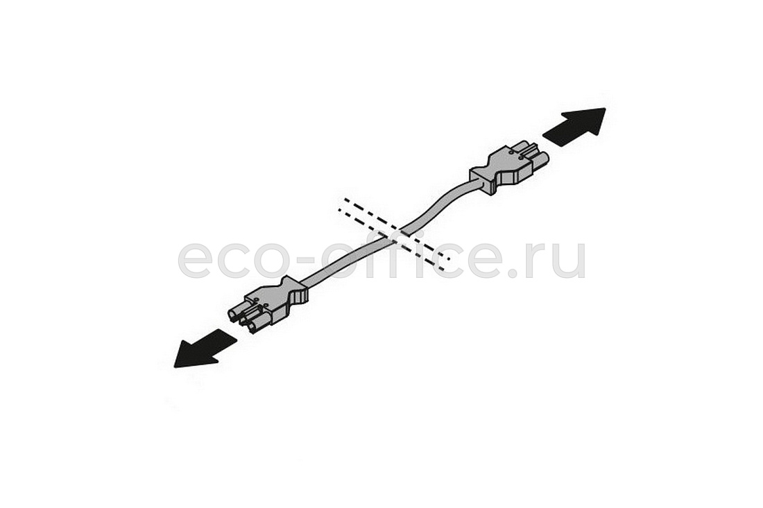 Соединительный кабель L300 с разъемом для ввода и вывода ELITE 175904 Black (Cod.56)  стоимость