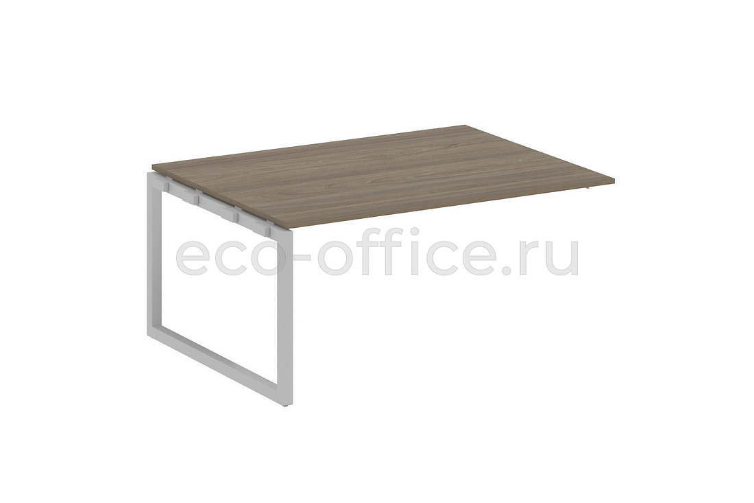 Проходной наборный элемент переговорного стола METAL SYSTEM QUATTRO 5x5 50БО.ППРГ-4 Вяз Благородный / Серый металл  стоимость