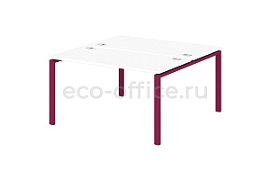Стол-тандем на металлокаркасе 60*30 SENTIDA COLOR S-42 Малина фото