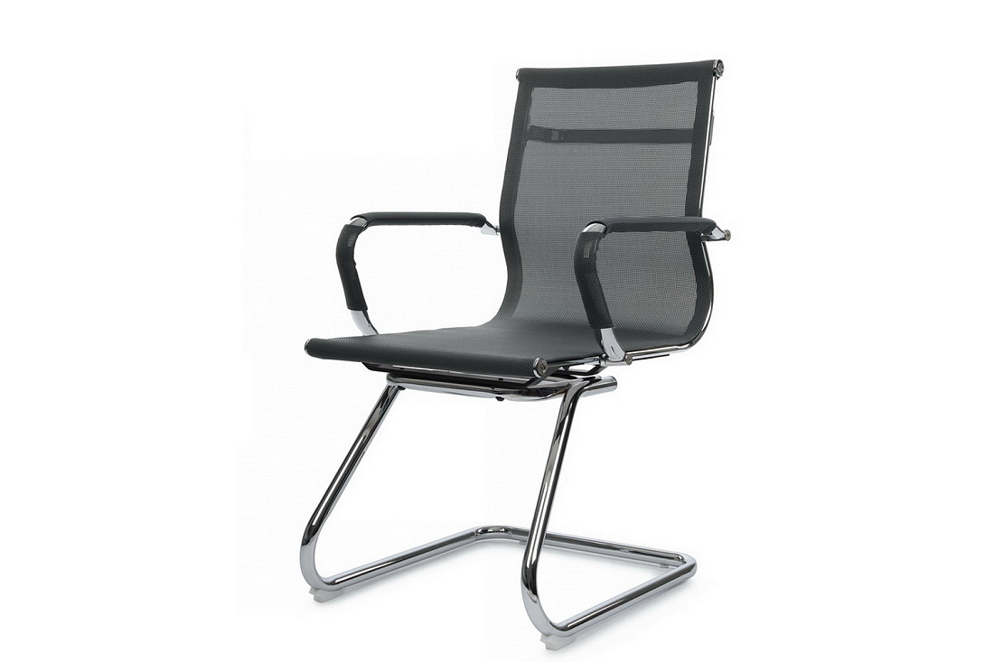 Конференц-кресло RV Chair HUGO 6001-3E Серая сетка  стоимость