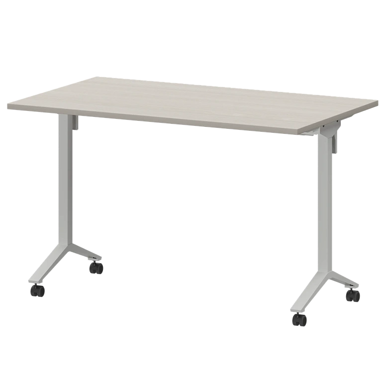 стол мобильный складной protech мб22-120.70 ясень шимо/белый фото