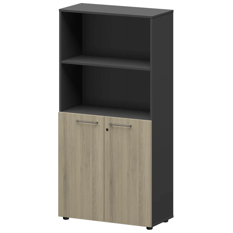 шкаф высокий полузакрытый protech смш48.28f кронберг/графит фото