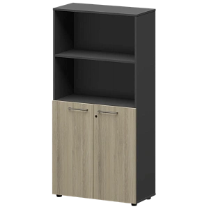 Шкаф высокий полузакрытый Protech СМШ48.28F Кронберг/Графит фото