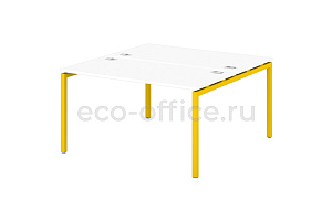 Стол-тандем на металлокаркасе 40*40 SENTIDA COLOR S-48 Манго фото