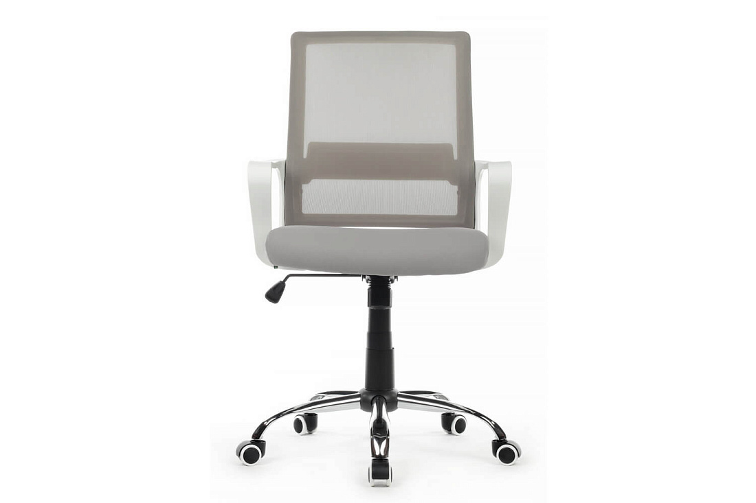 кресло rv chair mint 1029mw серая сетка / серая ткань фото