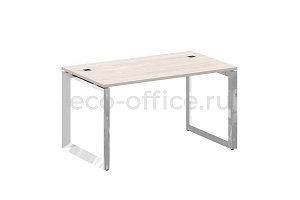 Стол руководителя ONIX DIRECT LUX M-O.MO-SRR-3.8 Денвер Светлый / Нержавеющая сталь фото