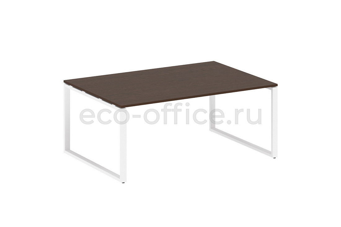 Стол переговорный (1 столешница) METAL SYSTEM STYLE БО.ПРГ-1.5 Венге Цаво / Белый металл  стоимость