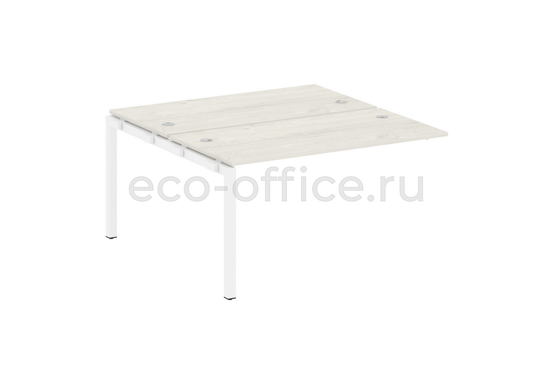 Проходной наборный элемент METAL SYSTEM QUATTRO 5x5 50БП.ПРС-СП-2.3 Дуб Наварра / Белый металл купить в Москве