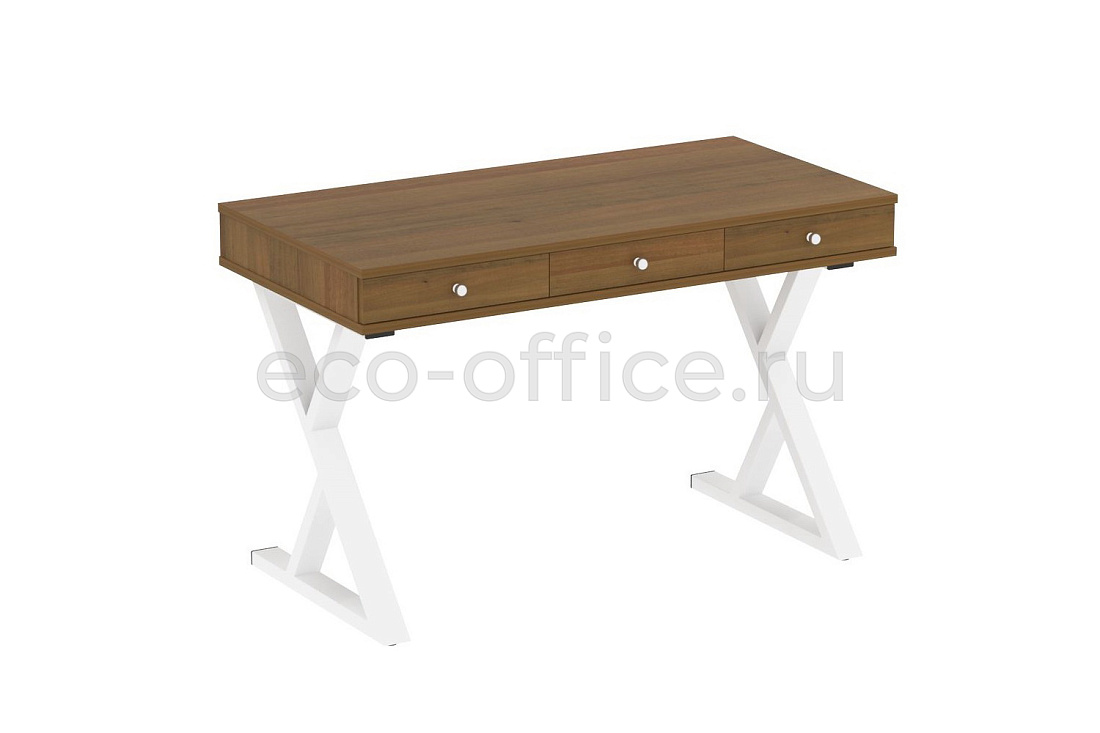 Стол на металлокаркасе HomeOffice VR.SP-1-118.M white Орех Гварнери  стоимость