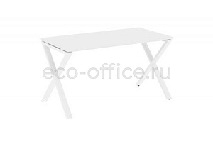 Стол рабочий LOFT VR.L-SRX-3.7 Белый Бриллиант / Белый металл фото
