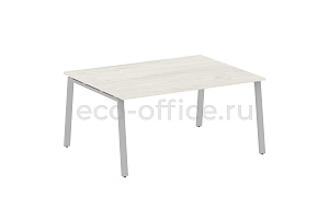 Стол переговорный (1 столешница) METAL SYSTEM STYLE БА.ПРГ-1.4 Дуб Наварра / Серый металл фото