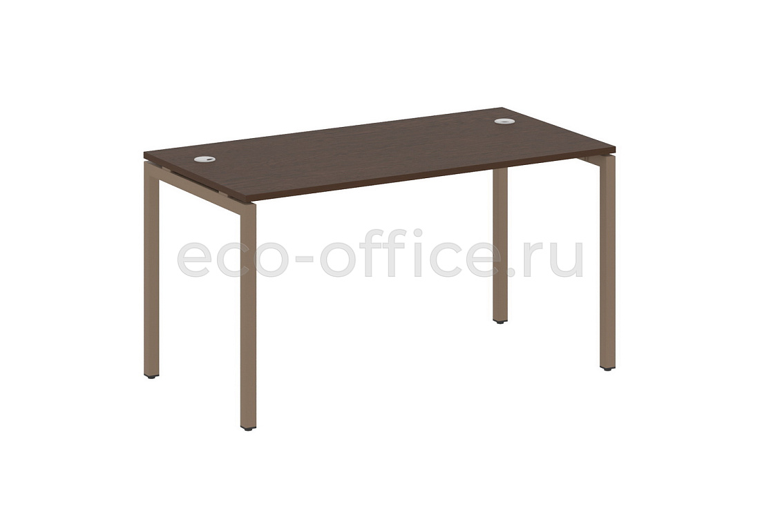 Стол письменный METAL SYSTEM QUATTRO 4x4 40БП.СП-3 Венге Цаво / Мокко металл  стоимость
