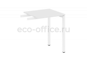 Приставной элемент на П-образном м/к METAL SYSTEM QUATTRO 4x4 40БП.ПР-1 Белый / Белый металл фото