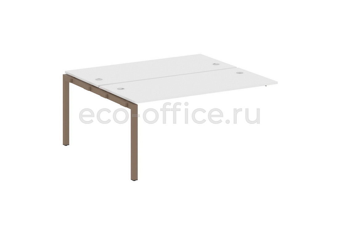 Проходной наборный элемент METAL SYSTEM QUATTRO 5x5 50БП.ПРС-СП-2.4 Белый / Мокко металл купить в Москве