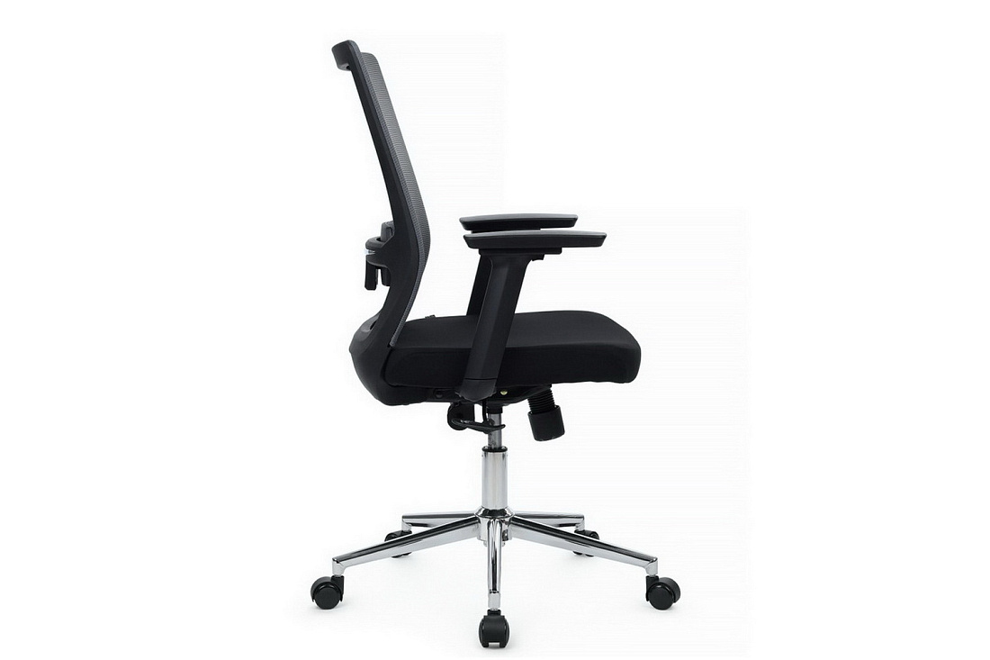 Кресло RV Chair FIX 851E-3D-M3 Серая сетка / Чёрная ткань  стоимость
