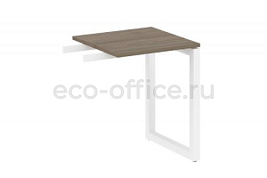 Приставной элемент на О-образном м/к METAL SYSTEM QUATTRO 5x5 50БО.ПР-1 Вяз Благородный / Белый металл фото