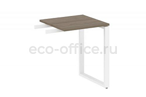 Приставной элемент на О-образном м/к METAL SYSTEM STYLE БО.ПР-1 Вяз Благородный / Белый металл фото