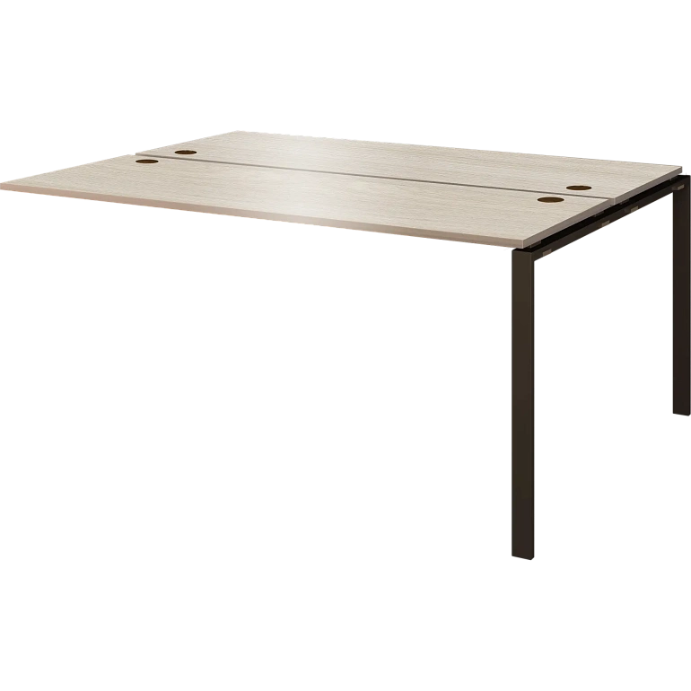 модуль двойной на 2 рабочих места protech амбэ-002 ясень шимо/антрацит фото