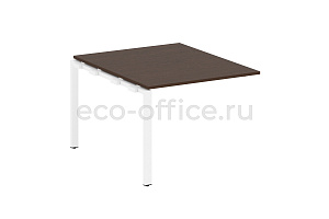 Проходной наборный элемент переговорного стола METAL SYSTEM STYLE БП.ППРГ-1 Венге Цаво / Белый металл фото