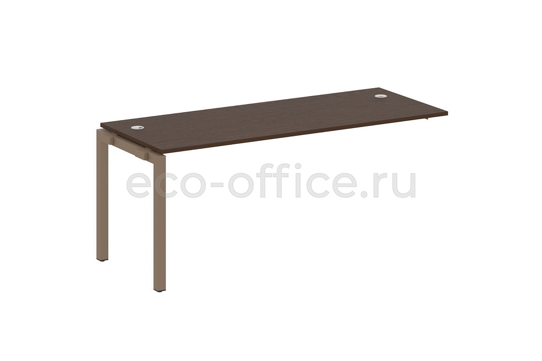 Проходной наборный элемент METAL SYSTEM QUATTRO 5x5 50БП.ПРС-СП-1.5 Венге Цаво / Мокко металл купить в Москве