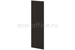 Дверь высокая левая GRACE L-039 L Дуб Линдберг тёмный фото