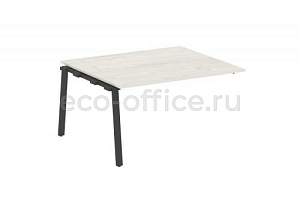 Проходной наборный элемент переговорного стола METAL SYSTEM STYLE БА.ППРГ-3 Дуб Наварра / Антрацит металл фото
