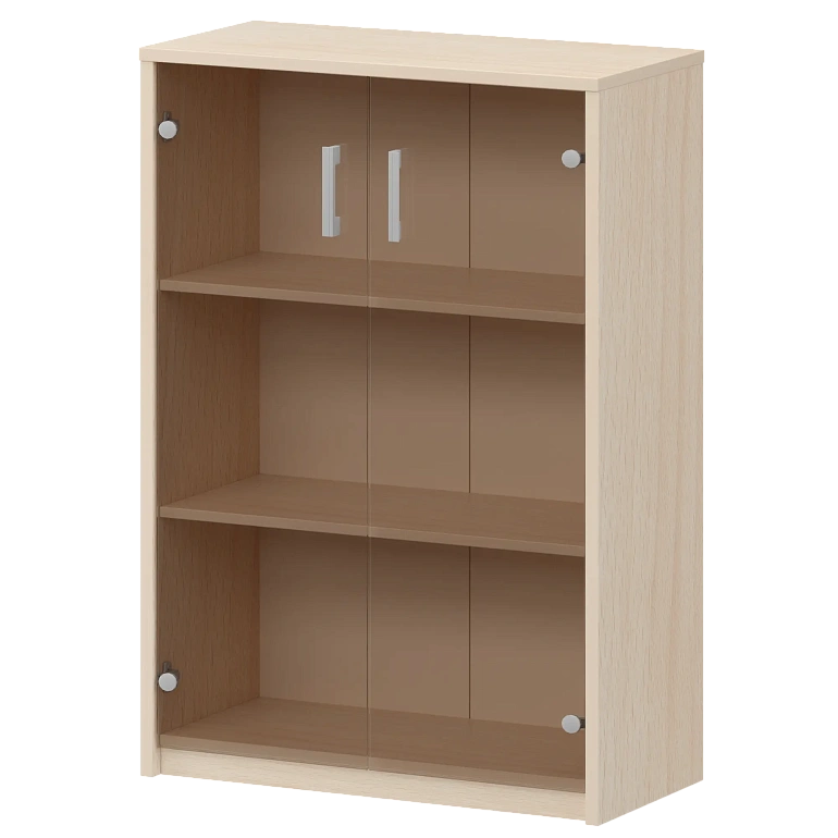 стеллаж средний с тонированным стеклом protech а-304/а-стл304тон бук фото