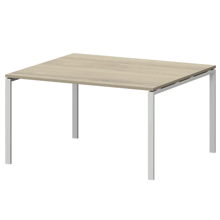 стол переговорный на металлокаркасе protech смсп-п-12.123.пр25 кронберг/белый фото