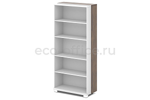 Стеллаж высокий крайний GRACE L-67к Альба Маргарита / Tasso Nero фото