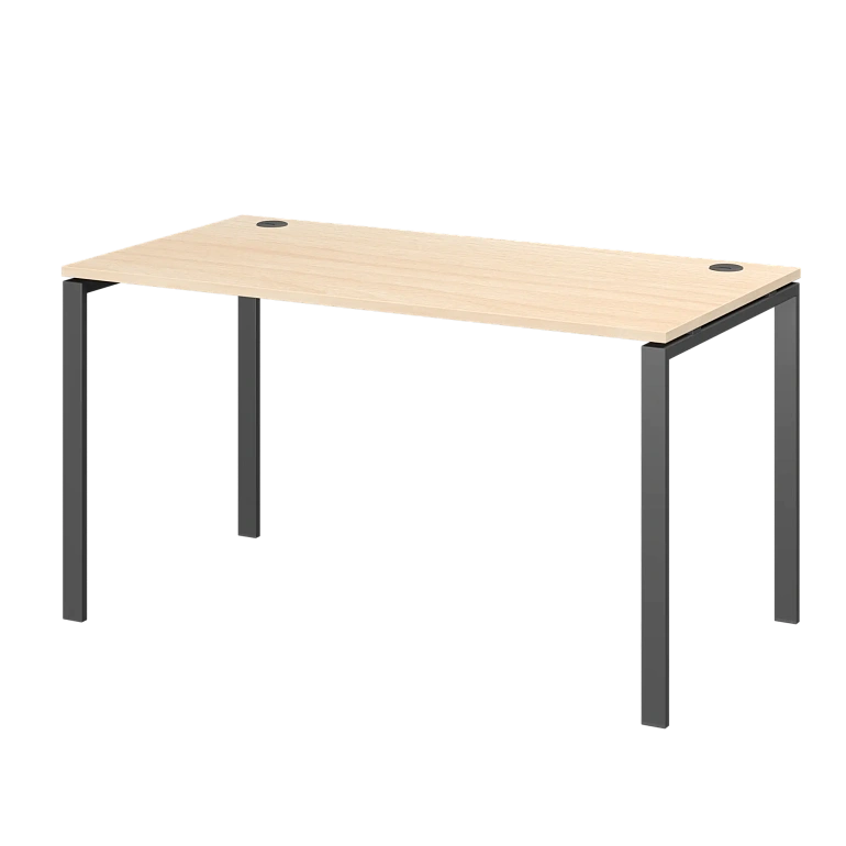 стол на металлокаркасе protech ам-005 бук/антрацит фото