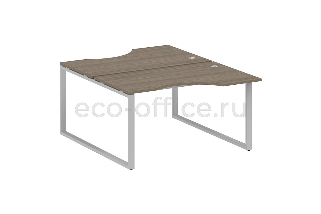 Рабочая станция криволинейная METAL SYSTEM STYLE БО.РАС-СА-2.2 Вяз Благородный / Серый металл  стоимость