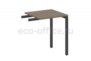 Приставной элемент на П-образном м/к METAL SYSTEM QUATTRO 4x4 40БП.ПР-1 Вяз Благородный / Антрацит металл фото