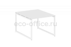 Стол переговорный (1 столешница) METAL SYSTEM QUATTRO 4x4 40БО.ПРГ-1.1 Белый / Белый металл фото