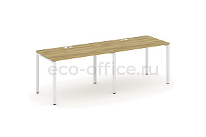 Рабочая станция на 2 места CONCEPT CN.ORS-002 Дуб Винченцо / Белый металл фото